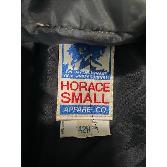 Vintage Horace Small Navy Uniform Jacket Men’s 42R USA Made Lined Workwear Coat - Picture 6 of 14
